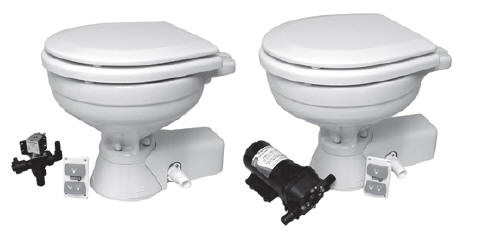 Jabsco quiet flush toilet